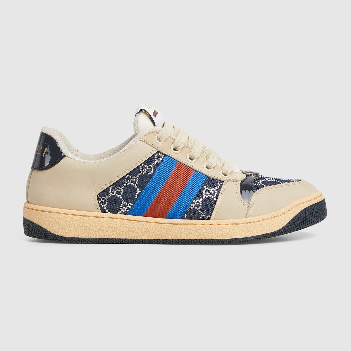 Gucci Women’s GG crystal Screener sneaker - Image 1
